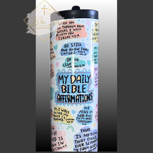 Load image into Gallery viewer, Bible affirmation tumbler
