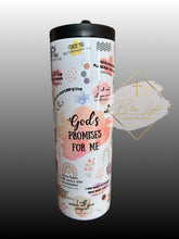 Load image into Gallery viewer, Gods promises tumbler
